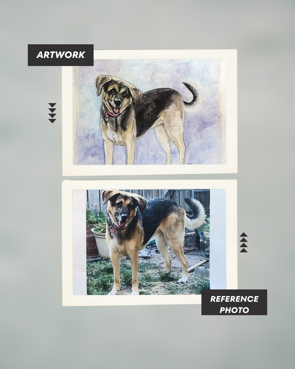 Custom Pet Portrait Watercolor - Hand-Painted from Your Photo | Serendipity